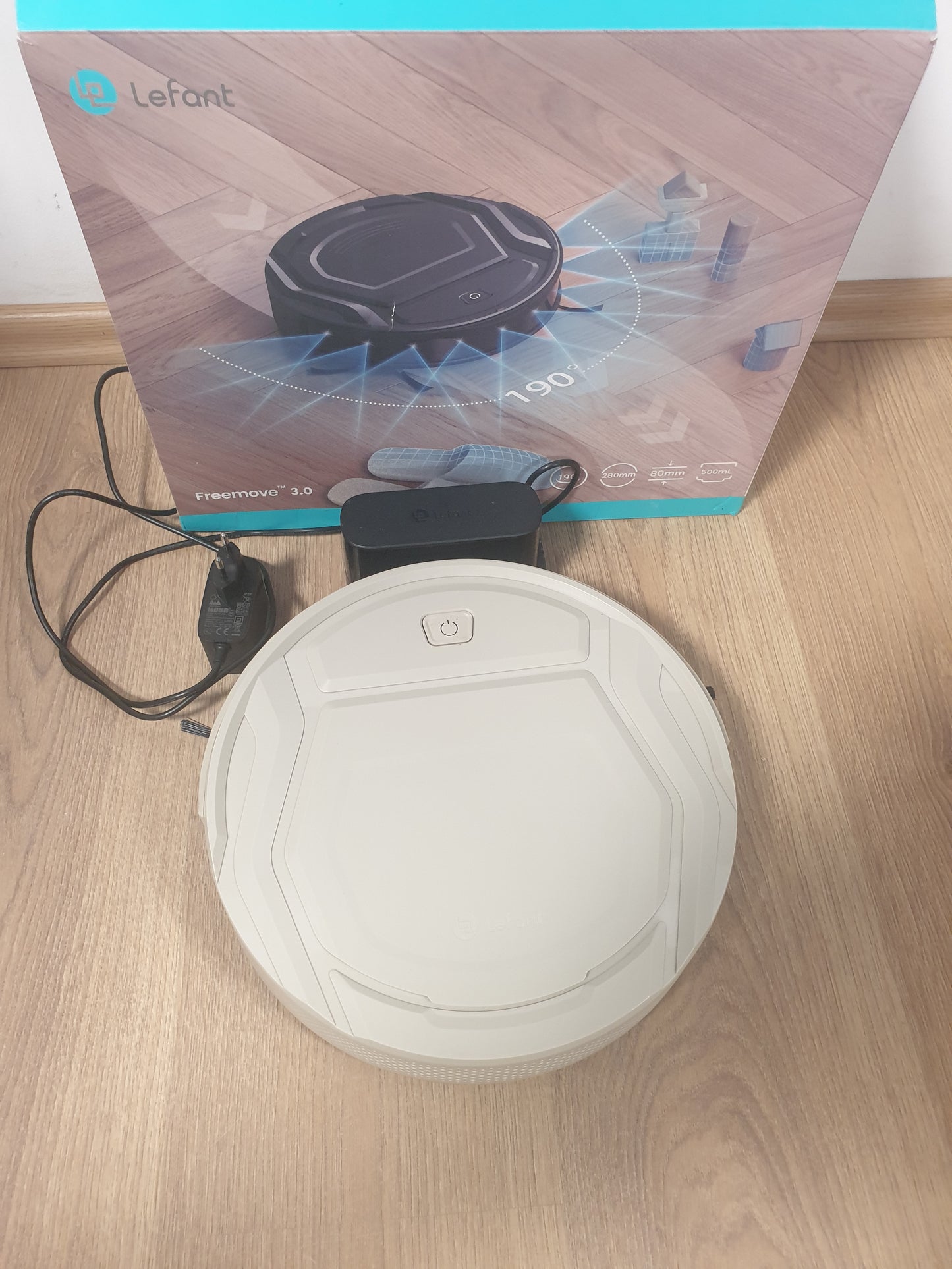 255070 - LEFANT Fshesë me korrent Slim Robot 2200Pa, e qetë 55dB, WiFi/Bluetooth/Alexa/Aplikacion, kohëzgjatje pune 120min, karikim automatik, ideale për qime kafshësh shtëpiake dhe dysheme të forta, M210P shampanjë