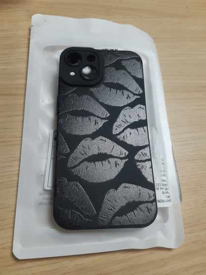 263949 - iPHONE 14 Mbështjellëse e Pajtueshme, Mbrojtëse prej Silikoni, Rezistente ndaj Goditjeve, e Zezë