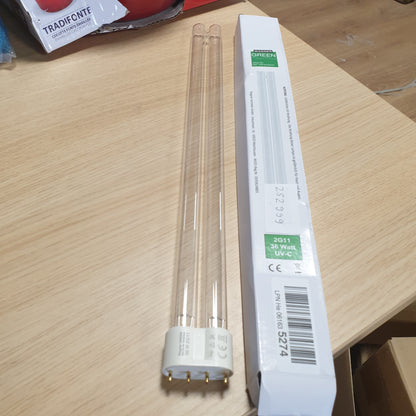 252999 - WAGNER LLAMBË ZËVENDËSUSE UVC 2G11 PL-L 36 VAT për filtrin e pellgut