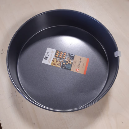 253020 - DE BUYER Tavë çeliku jo-ngjitëse, e rrumbullakët për tortë, Diametri 20 cm, Lartësia 5 cm, E zezë