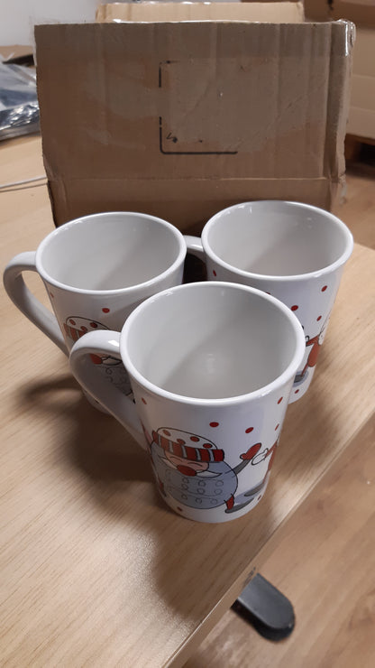 222369 - EXCELSA - Set me 4 gota Njeriu i Dëborës, 38 cl, enë prej guri