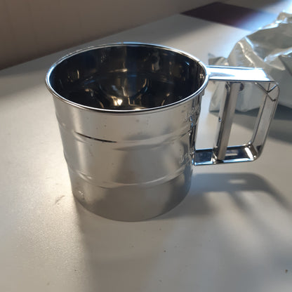 228845 - ZENKER Sitë PATISSERIE me një dorë, çelik inox, 1 copë, argjendi