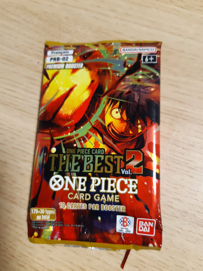 141559 - BANDAI One Piece Card Game The Best Vol.2 (PRB-02) – kuti përforcuese (booster box) e lojës me letra One Piece, version japonez.