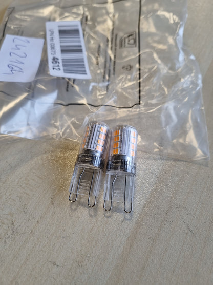 242164 - OSRAM Llambë LED me Kunja me Bazë G9, e Bardhë e Ngrohtë (2700K), 12V, 2.6W, Zëvendësuese për Llambën Konvencionale 30W, Pako me Dyfishtë