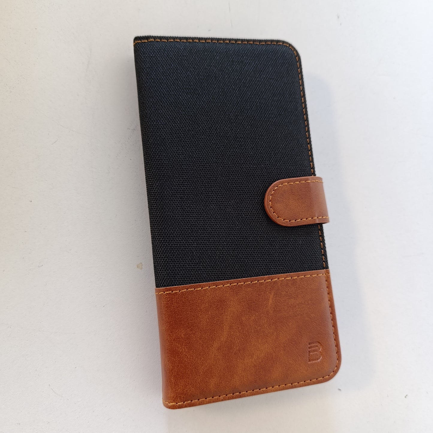 269289 - BEZ Mbrojtëse për Redmi Note 13 Pro 5G, Mbrojtëse prej lëkure portofoli për Xiaomi Redmi Note 13 Pro 5G, Mbulesë prej lëkure poliuretani, Grep, Xhep për monedha, Mbyllje magnetike, e zezë