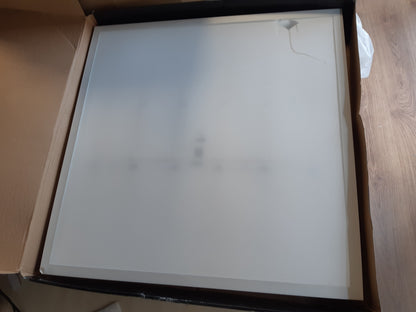 221062 - EGLO - Panel LED Eglo Connect.z Moradillo-Z 60x60 cm, Ndriçues Tavani ZigBee, Me Përfundim Mat, Kontroll Zëri me Aplikacion dhe Alexa, E Bardhë e Ngrohtë/E Ftohtë, RGB