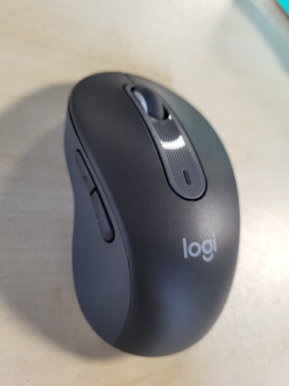 266347 - LOGITECH Maus pa tel Signature M650 - për duar të vogla deri të mesme, bateri 2-vjeçare, klikime të qeta, butona anësorë të personalizueshëm, Bluetooth, Gri