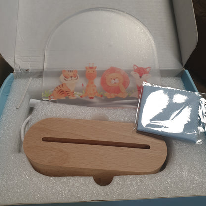 257453 - OTRAKI Dritë nate e personalizuar për foshnje me emër dhe data, llamba nate të bëra vetë, dhurata për baby shower, llamba për djep