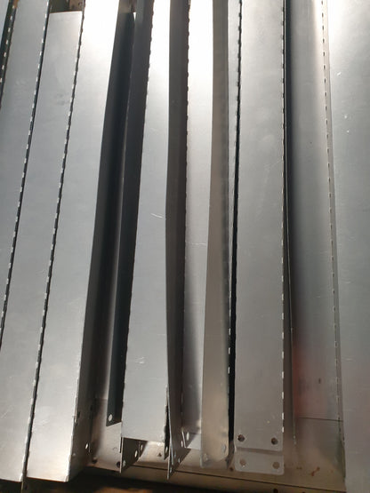 244874 - VIDAXL Vazo e ndryshkur 200x40x80 cm Çelik i Rezistent ndaj Motit