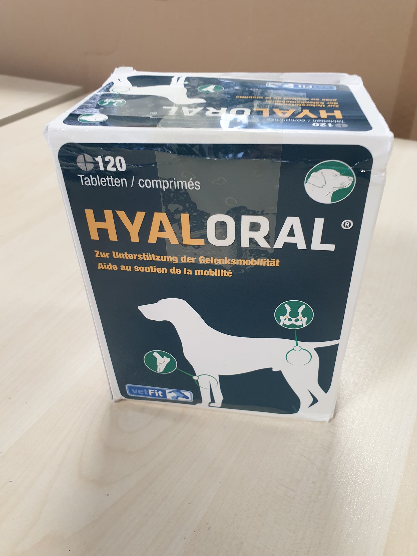 157046 - FARMADIET Hyaloral për Qenët e Racave të Mëdha dhe Gigante, 120 Tableta