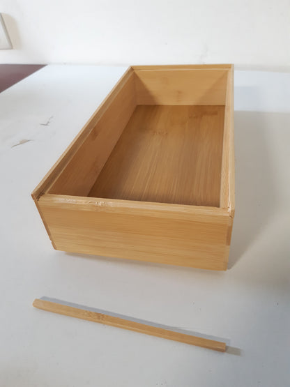 253887 - ZELLER Kuti Ruajtjeje 13333, Bambu, 30 x 15 x 7 cm