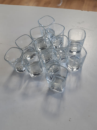 179178 - GLASMARK KROSNO 1992 - Gota për dozë me bazë të rëndë, Set prej 12 Copësh, Kapaciteti 55ml, në Ngjyrë Transparente, Të Përshtatshme për Lavastovilje
