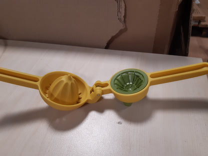 262107 - JOSEPH JOSEPH JuiceMax Shtrydhëse agrumesh | Veprim të dyfishtë | Shtrydhëse limoni, lime dhe portokalli | E verdhë