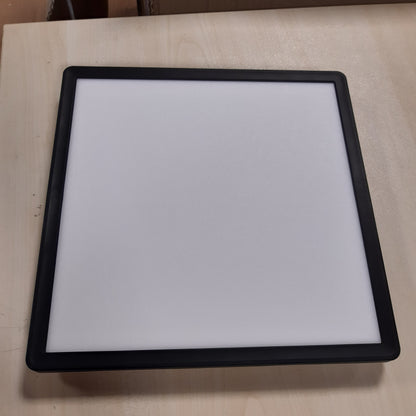 251850 - BRILONER Llambë tavani LED, 29.3 x 29.3 x 2.8 cm, dritë indirekte, ngjyrë drite e bardhë neutrale, e zezë