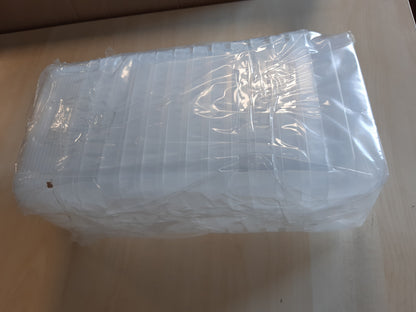 261020 - ENË PLASTIKE MIKKEN 12 ENË PLASTIKE 1.15 LITRA ME KAPAK, PA BPA, TË SIGURTA PËR USHQIM, PËRFSHIRË 1 LUGË