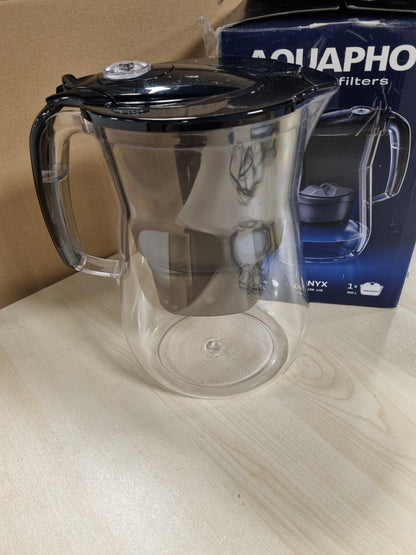218133 - AQUAPHOR Filtër uji Onyx Black, përfshirë 1 filtër MAXFOR+, kapacitet 4.2L, zvogëlon gëlqeren dhe klorin