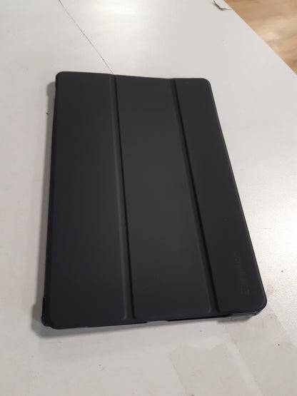 269557 - EasyAcc Mbrojtëse për Samsung Galaxy Tab A11+ Plus/ A9+ 11 inç 2025, Mbrojtëse prej lëkure PU ultra e hollë me funksion mbështetëse dhe funksion automatik gjumë/zgjim, e zezë