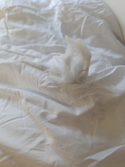 214608 - UTOPIA BEDDING Jorgan 240x260 cm, i ngrohtë 370 GSM, për krevat dopio, mbulesë e bardhë me fletëza këndore