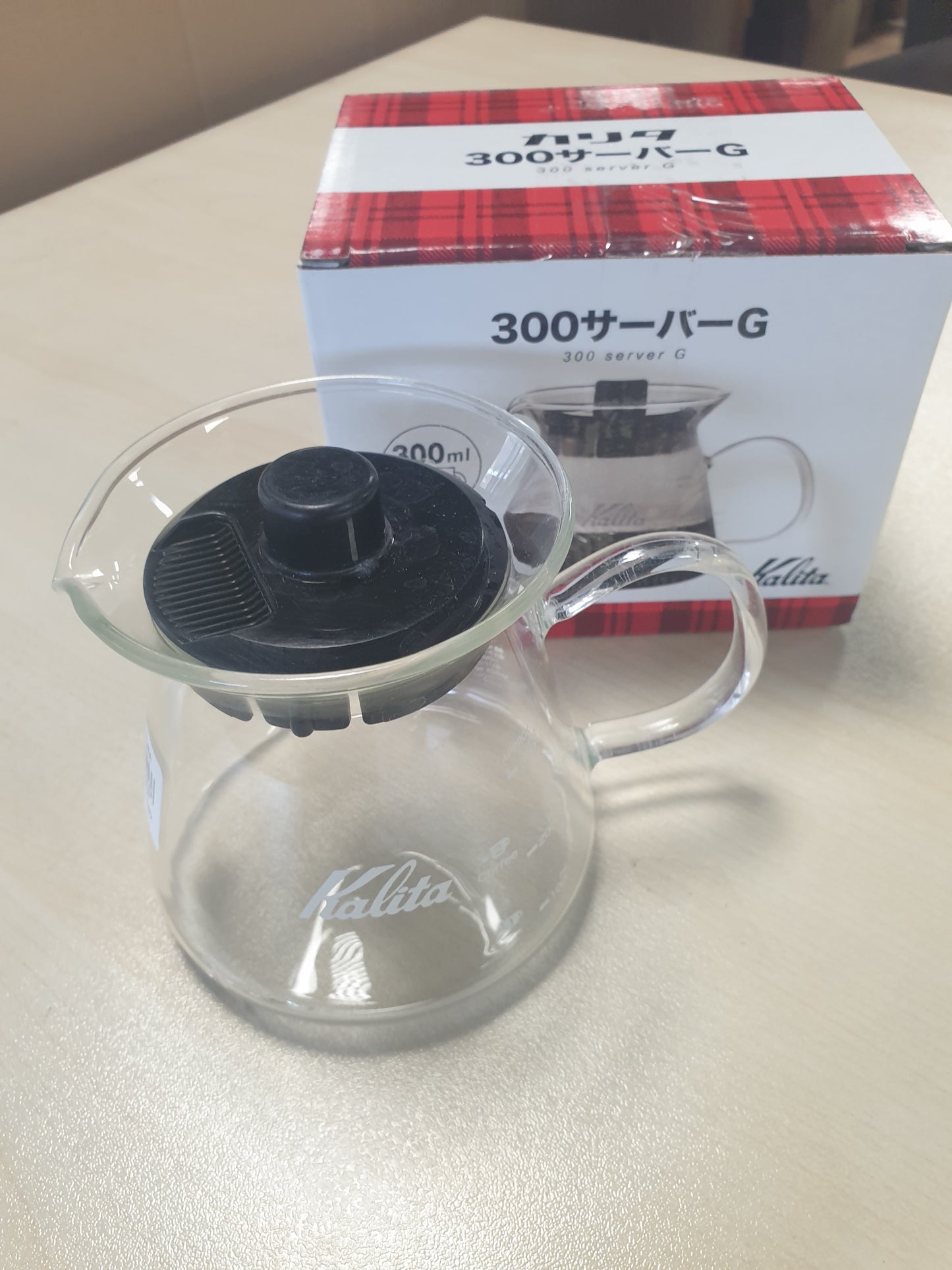255876 - KALITA Glass 300-G Servirje, 300 ml, transparente