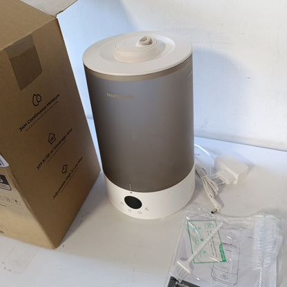 213504 - HOMVANA Lagështues ajri për fëmijë, 3.6L Cool Mist me mbushje nga sipër, i heshtur 16dB, lagështues i qëndrueshëm 34 orë, pa BPA, dritë me 7 ngjyra, difuzor (gri)