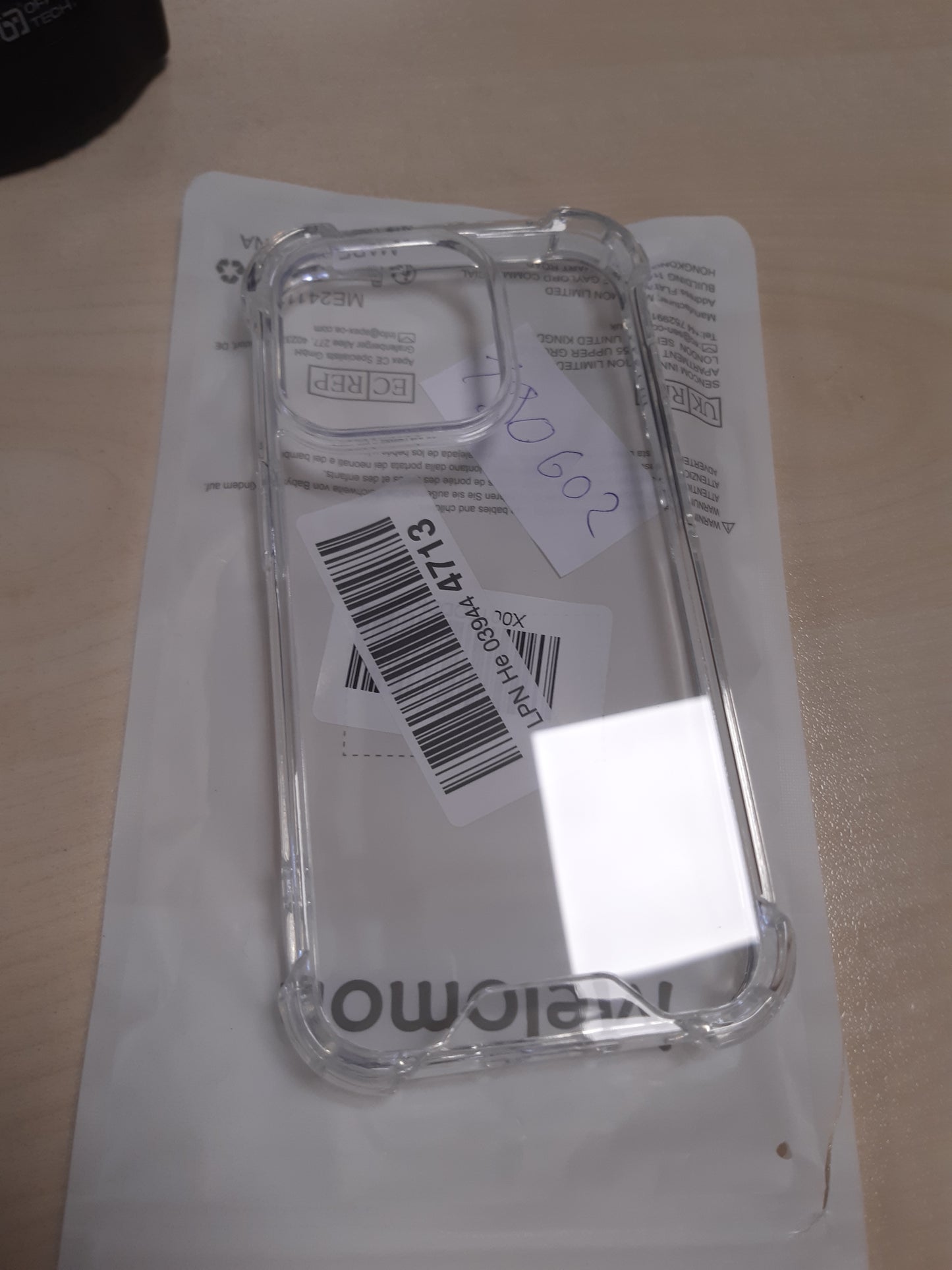 190602 - MELOMON Mbështjellëse Silikoni TPU Ultra-e-Hollë Transparente 6.1 për iPhone 15 Pro, Kundër Gërvishtjeve dhe Thithjes së Goditjeve, Butona të Vendosur në Mënyrë Perfekte