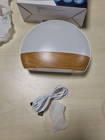 223874 - mooov 477356 Orë Alarmi Simuluese e Lindjes së Diellit, Dritë Graduale, Energjizuar nga Rrjeti, Ndriçim i Bardhë ose me Ngjyra, Portë Karikimi USB-A