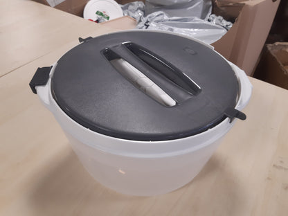 167604 - DR. OETKER - Kutia e Transportit të Tortës me Funksion Ftohjeje, Formë Rrumbullakë, Për Torta deri në Ø 28 cm, Hapësirë për Pako Standarde Akulli, Mban Tortat të Ftohta deri në 3 Orë