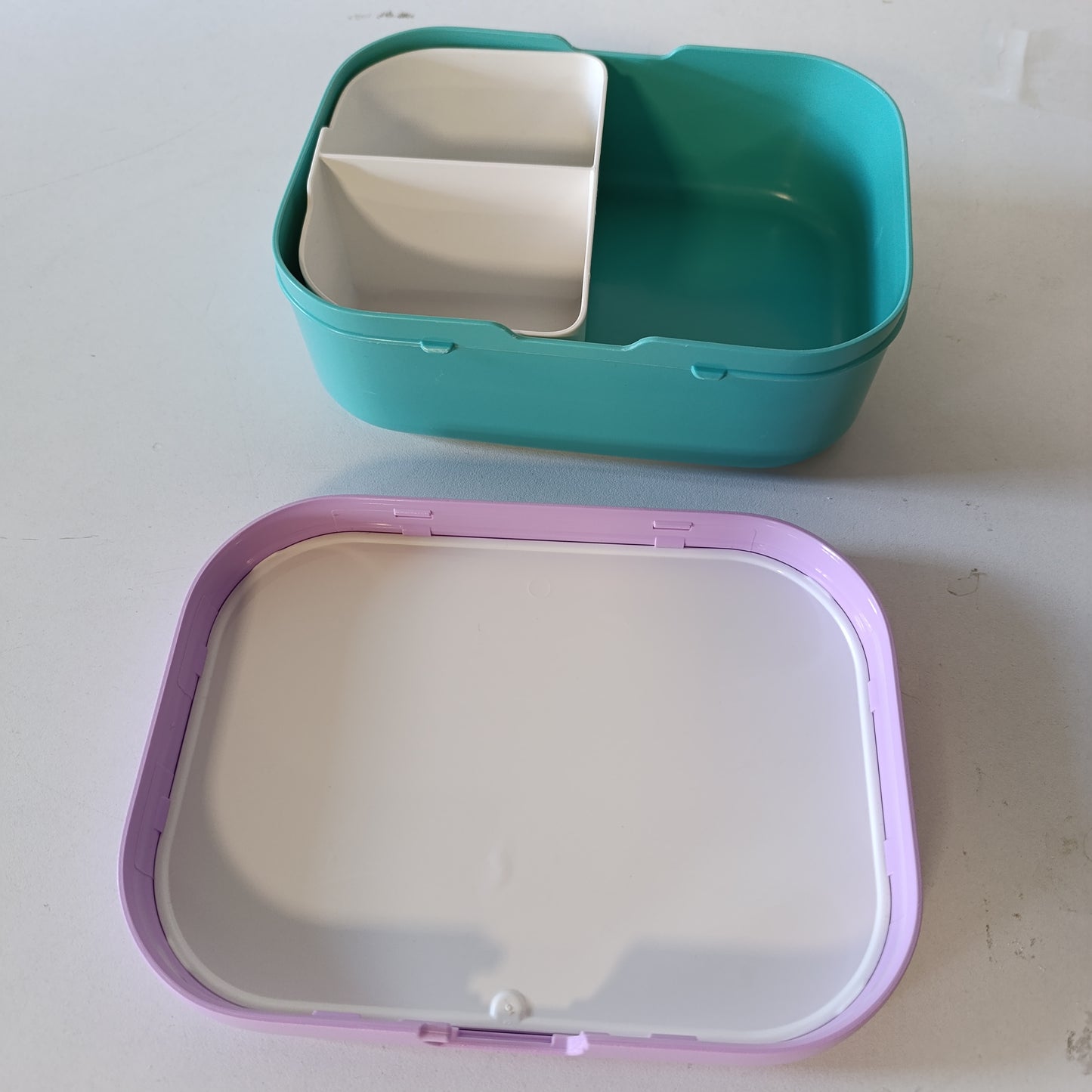 198194 - MEPAL - Kutia e Drekes për Fëmijë Campus, Kutia Bento me Ndarje dhe Pirun, E Mundshme për Lavatriçe, Pa BPA, Kapaciteti 750ml, Motivi Vajzat Paw Patrol