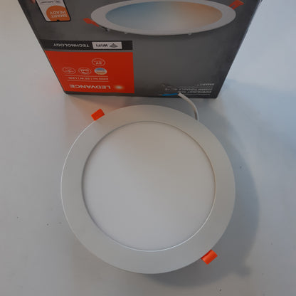214855 - LEDVANCE Ndriçues Tavani: SMART RECESS SLIM DOWNLIGHT TW / 22 W, 220-240 V, Këndi i rrezes: 110°, E bardhë dinamike, 3000-6500 K, Materiali i trupit: plastik, IP20, Pako me 1 copë