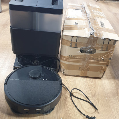 217005 - iRobot Roomba Plus 405 Combo Fshesë me korrent robotike + AutoWash Dock, 7000Pa, Clearview LiDAR, Sfungjerë fshese DualClean, SmartScrub, Zbulim qilimi, Zbrazje 75 ditë, E zezë