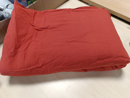 221451 - ANGELIA Set çarçafësh me 3 pjesë "Softness Inside" (260 x 240 cm) Terracotta, Pambuk Gauze