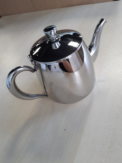 214616 - CAFÉ OLÉ Çajnik Premium PT-024, Çelik Inoks 18/10, 24 Ons, Për derdhje pa pikime