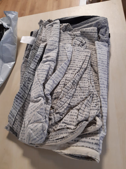 250432 - DILIOS Set çarçafësh Premium 135x200 cm, 4 pjesë, 2 mbulesa jastëku 80x80 cm, pambuk i ajrosur, gri blu