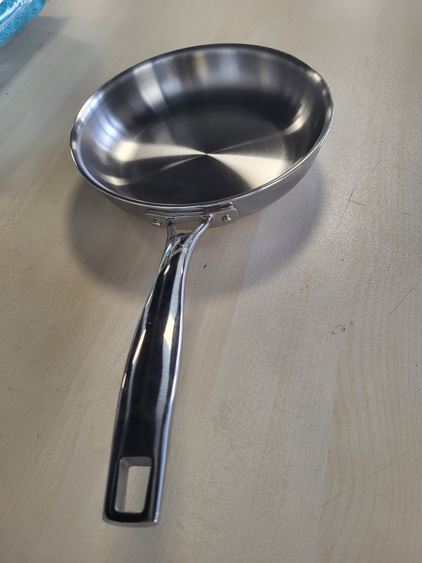 195235 - TRAMONTINA Tigan Grano, Çelik Inox, Ø 20 cm, i Përshtatshëm për Induksion dhe Furrë, Mund të Lani në Lavastovilje, Argjend
