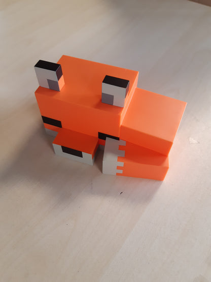 222561 - Dritë nate MINECRAFT FOX, Llambë 20x15 cm, material plastik, me licencë zyrtare, për dhomën e lojërave dhe dekor për fëmijë