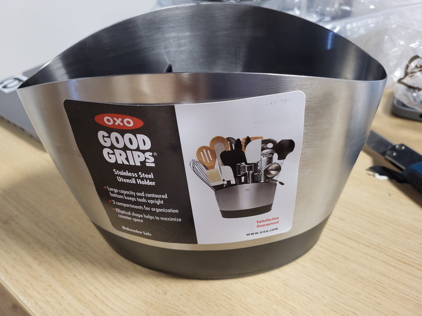 214269 - OXO GOOD GRIPS Mbajtëse enësh kuzhine e bërë nga çelik inox i lëmuar