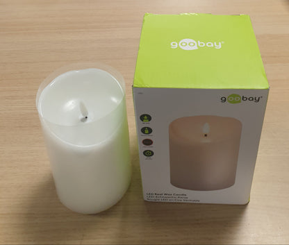 216287 - GOOBAY Qirinj LED, 10x15 cm, me funksion kohëmatësi, ngjyrë e bardhë e ngrohtë