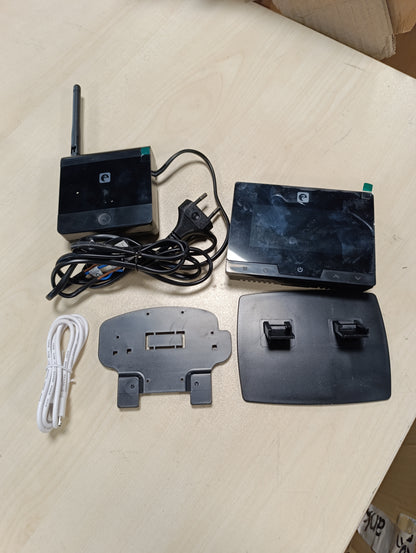 213122 - GARZA Termostat inteligjent pa tel WiFi për ngrohje dhe kaldaja, i programueshëm, me ekran me prekje, me kontroll zanor (Alexa/Google), 2.4 GHz, i zi