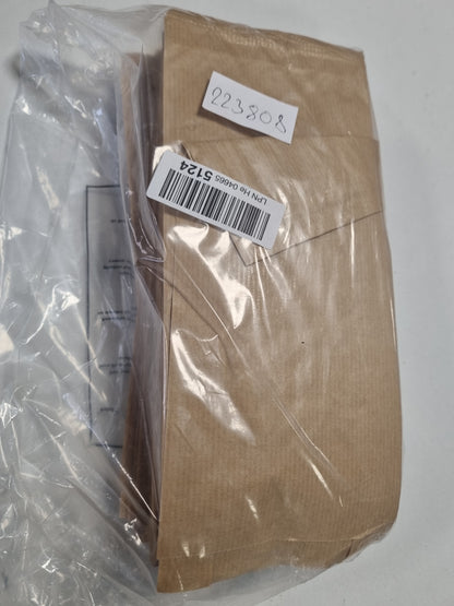 223808 - LOXATO Qese letre, 250 copë, për bukë, qese furre buke, qese letre kraft për role, qese letre për mëngjes, qese sanduiçi, ngjyrë kafe, 12x5x27cm