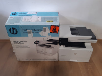 126015 - HP LASERJET PRO MFP 4102DW - Printer Lazer Shumëfunksional, Wi-Fi, Printim Automatik Dy Anësor, Shpejtësi e Lartë Printimi, Kapaciteti deri në 80,000 Fq. në Muaj, Siguria HP Wolf Pro
