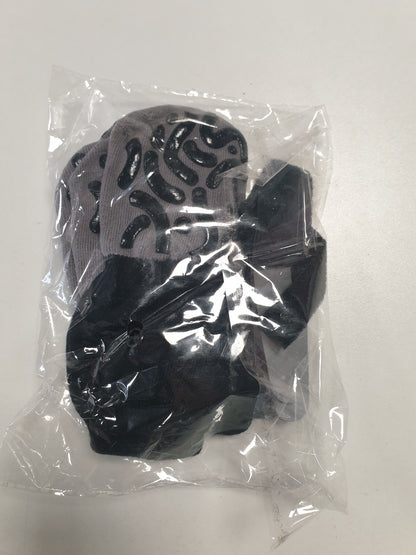 225278 - ARWIG Pako me 4 çorape kundër lëpirjes për qen, Mbrojtje ngjitëse për putra, E zezë, XL