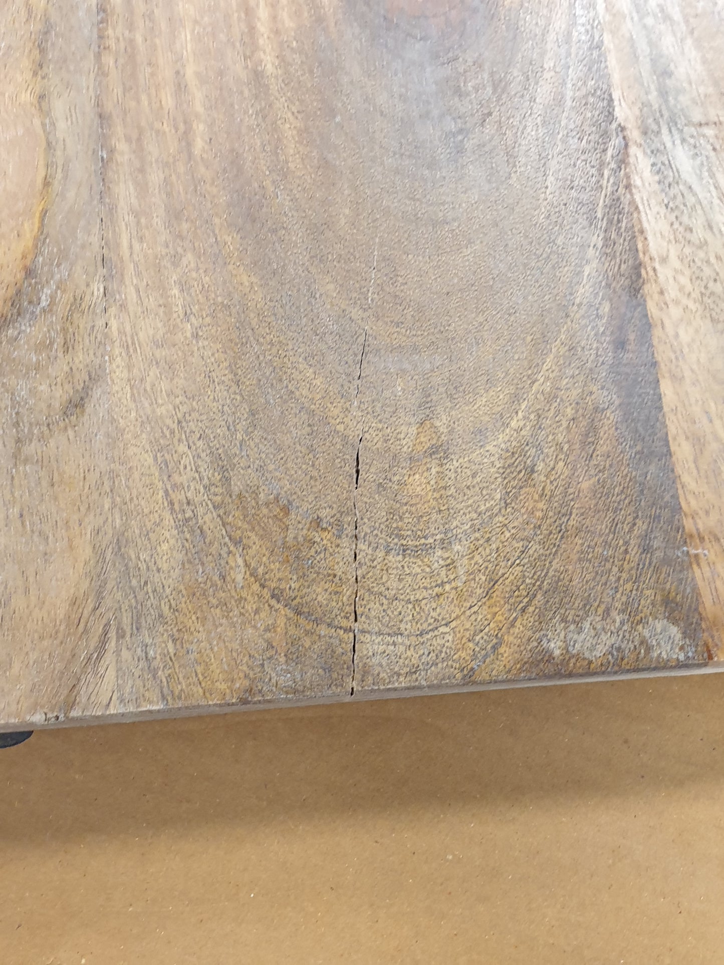 265243 - VIDA XL Sipërfaqe Tavoline Drejtkëndëshe 100x50x3,8 cm Dru i Masiv Mango