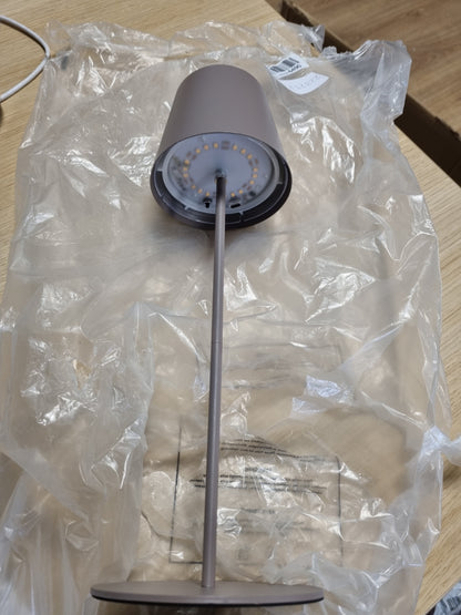 223298 - BRILONER Llambë tavoline LED pa tel me kontroll me prekje, 36x10.5 cm, Umbrasand, e rregullueshme në lartësi
