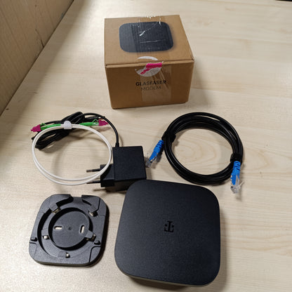 268198 - TELEKOM Modem Fibër Optike 2b i Zi, deri në 2 Gbit/s, lidhje Ethernet Gf-TA