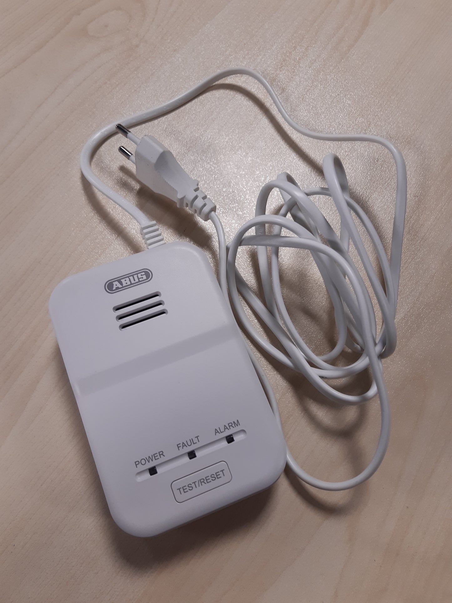 163381 - ABUS GWM100ME 81443 - Detektori i Gazit Natyror (Metan), 85 dB, Ngjyra e Bardhë