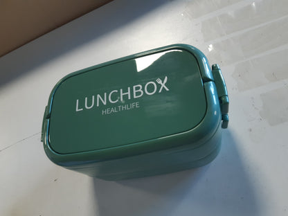 215987 - BEEPTRUM Kuti Drekash Bento, 1400 ml me 4 ndarje, e sigurt për mikrovalë dhe lavastovilje