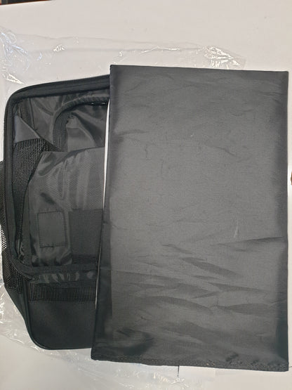 222942 - AMAZON BASICS Çantë për kafshë shtëpiake AMZSC-002, anë të buta, mesatare, 42 x 27 x 28 cm, e zezë