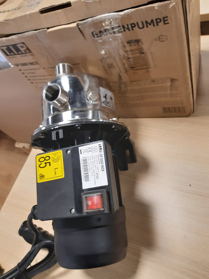 159443 - TIP - Pompë Kopshti 31372 GP 5000 INOX, Çelik Inox, Presion Maksimal 45m/4.5 bar, Shpejtësi Rrjedhjeje 5000l/orë, Fuqia 1200Vat, Mbrojtje nga Mbingarkesa Termike