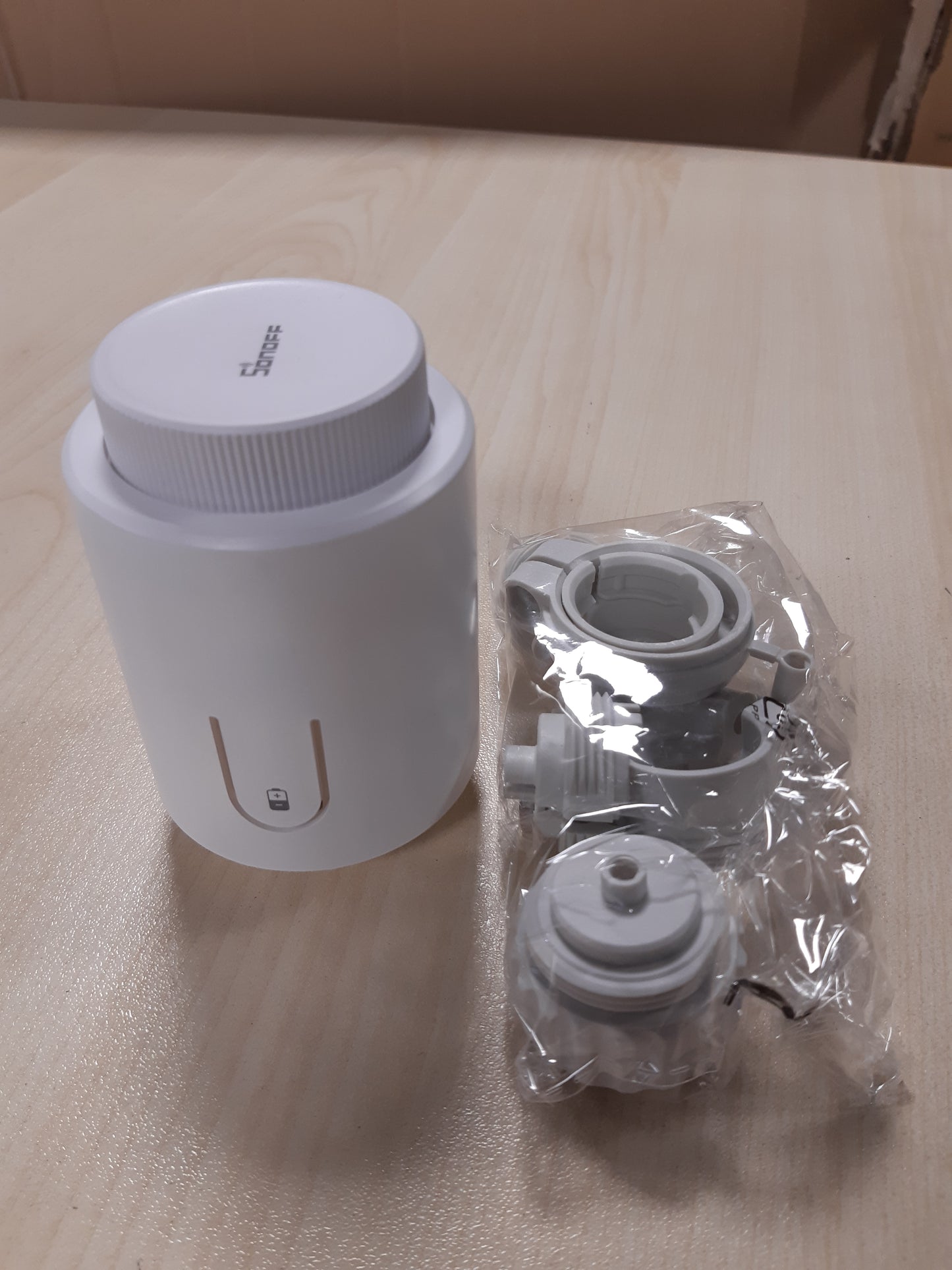 163446 - SONOFF Zigbee Termostatik Radiatori Valvula, Kontroll dhe Kohëzgjatje me Aplikacion, Kërkon Qendrën Zigbee 3.0, E pajtueshme me Amazon Alexa/Google Home.