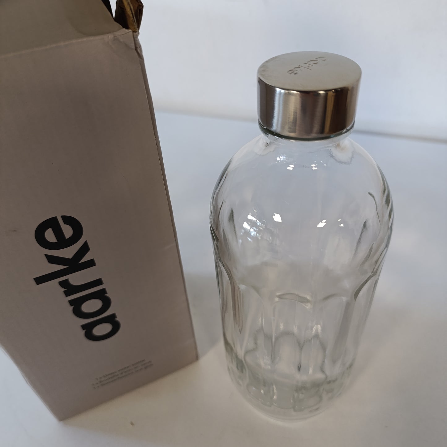 222385 - AARKE Shishe Qelqi 800 ml për Carbonator Pro, e Përshtatshme për Larje në Makinë Larëse Enësh